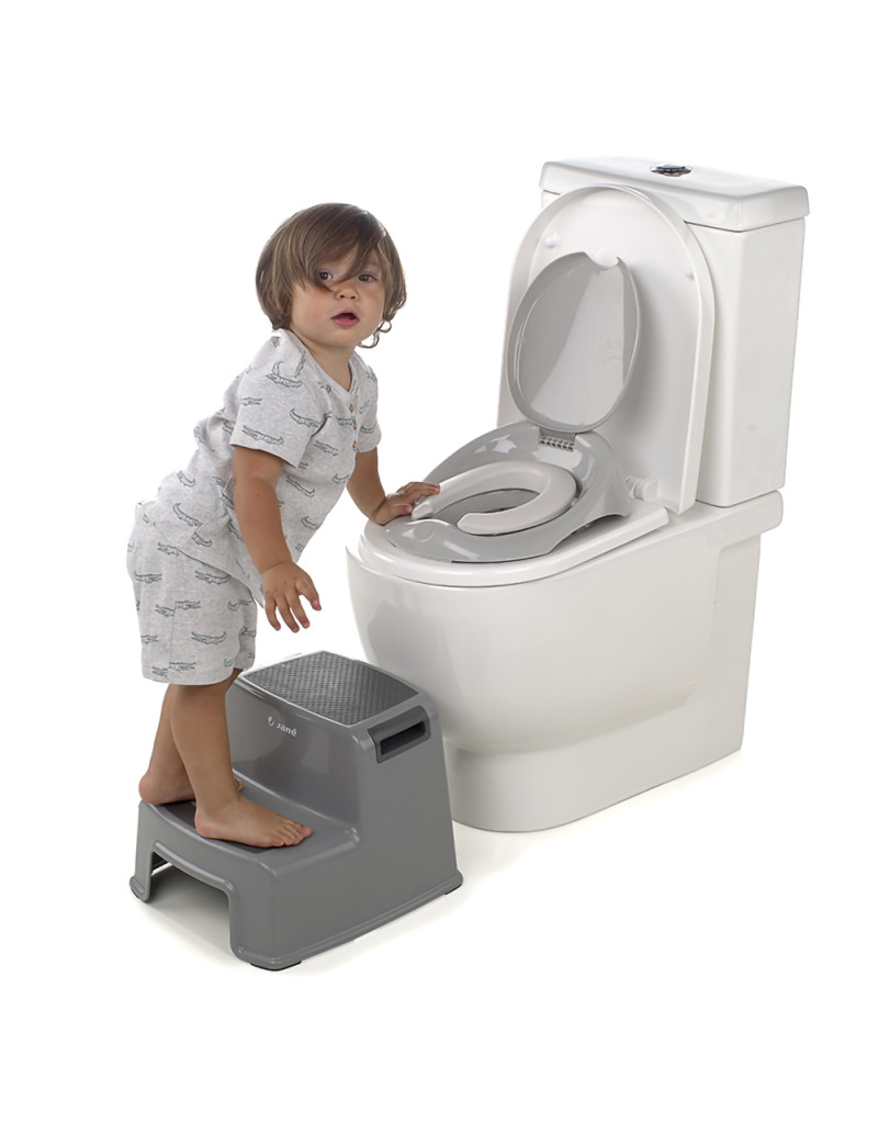 Siège de toilette pour enfant souple Dreambaby - Gris
