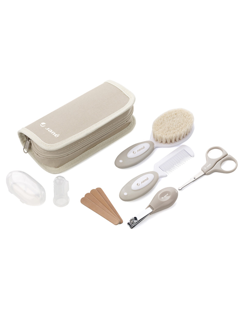 Set 2 Trousses de Toilette et Maquillage Blanc Ivoire avec Pompons -  Hygiène et beauté - Décomania